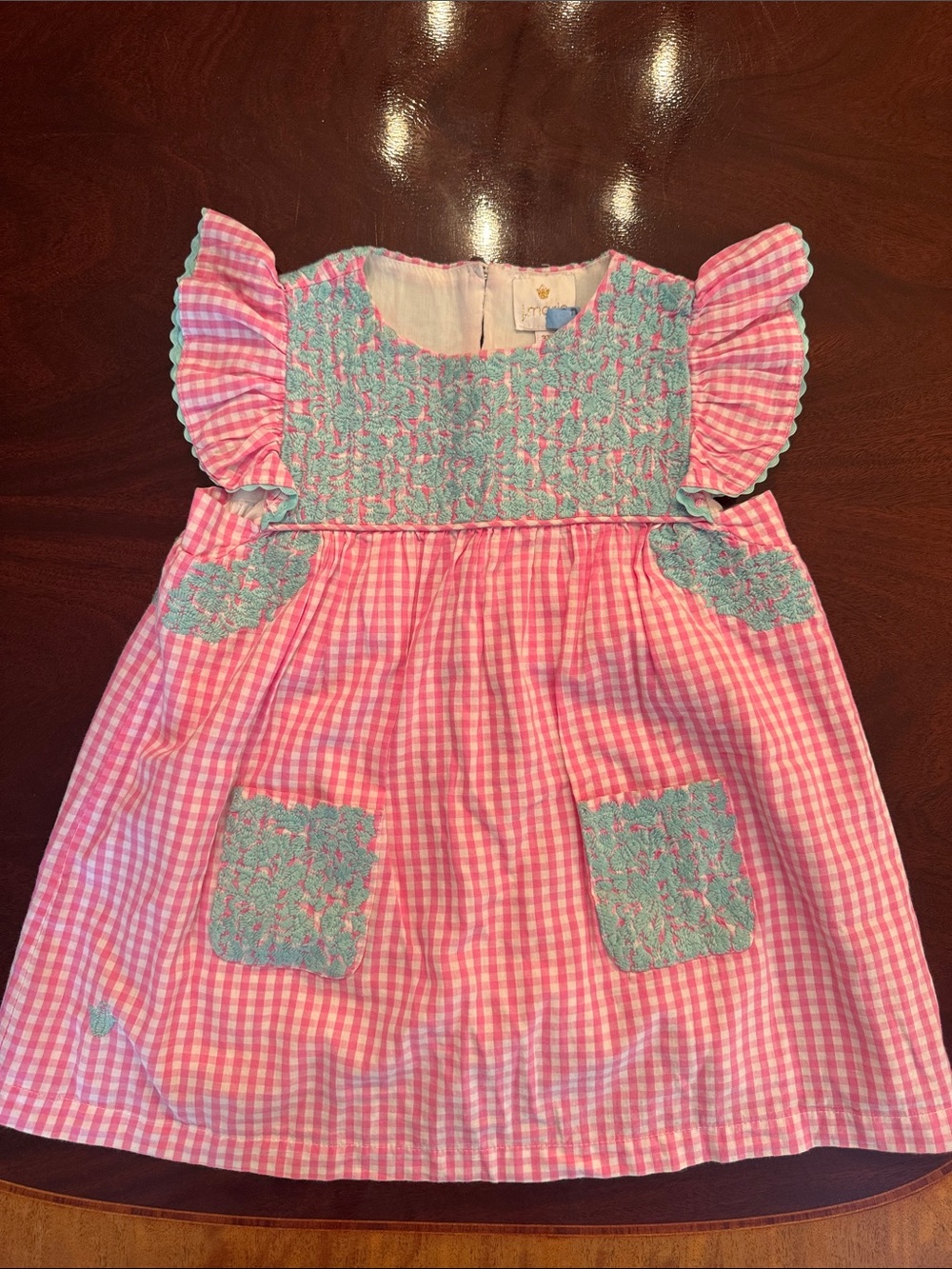 J Marie girls Embroidered Dress
